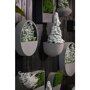 Pottery Pots Natural Peter hangende ronde plantenbak zwart detail